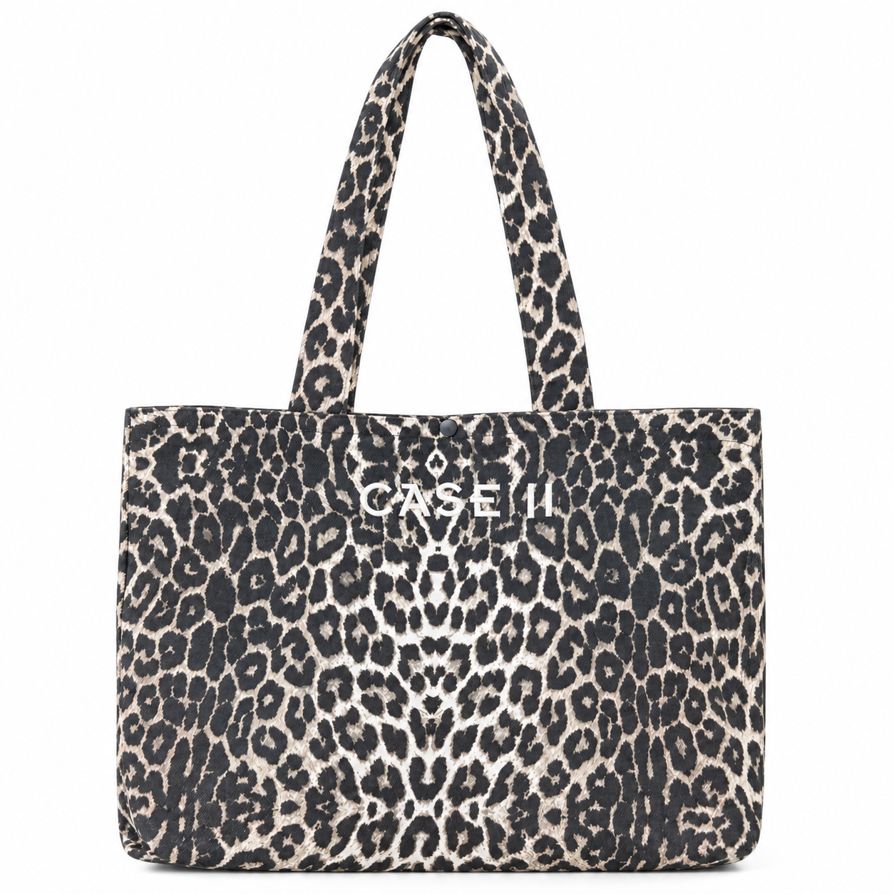 CASE II Leopar Kanvas Çanta