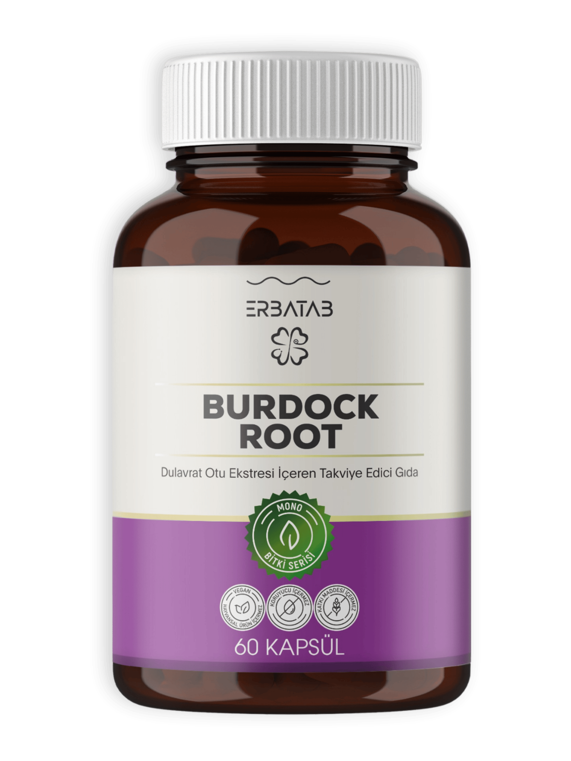 Erbatab Burdock Root Dulavrat Otu Ekstresi 60 Kaps ül