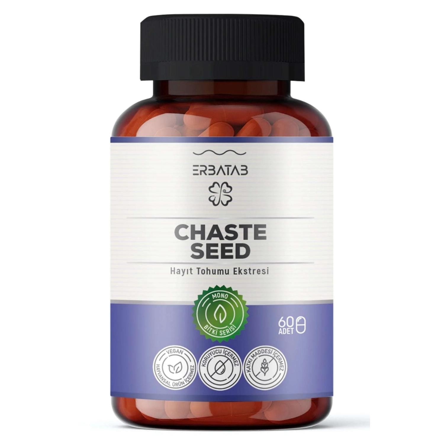 Erbatab Chaste Seed Hayıt Ekstresi 60 Kapsül