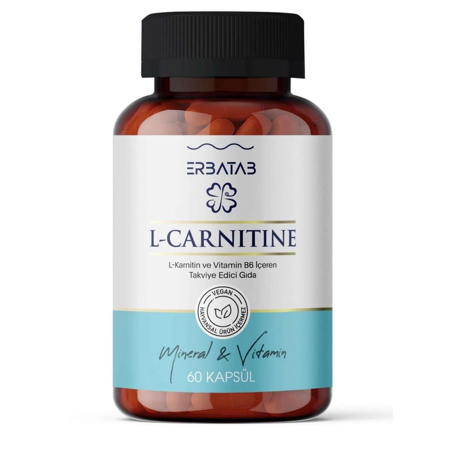 Erbatab L-Karnitin 60 Kapsül
