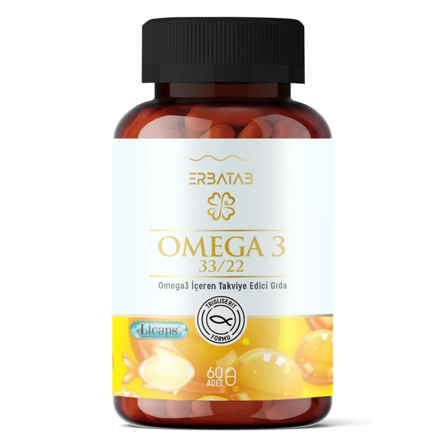 Erbatab Omega 60 Kapsül