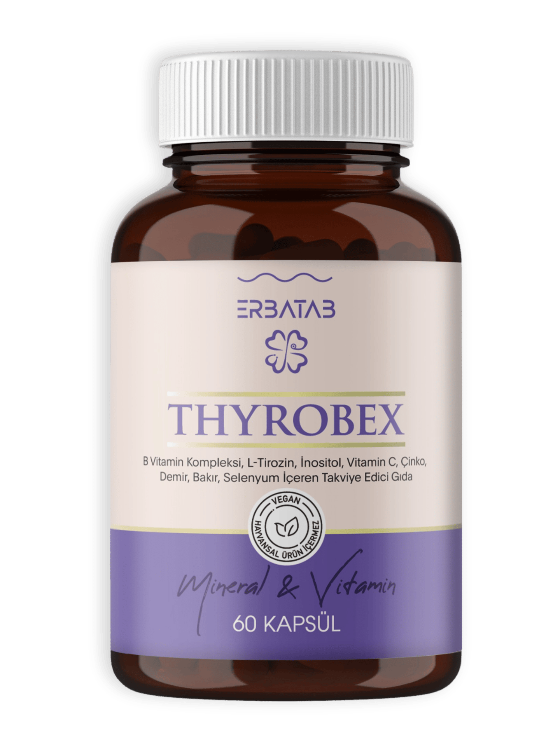 Erbatab Thyrobex Multivitamin 60 Kapsül 