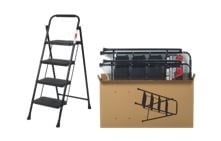 4 Basamaklı Katlanır Metal Merdiven-Hma077