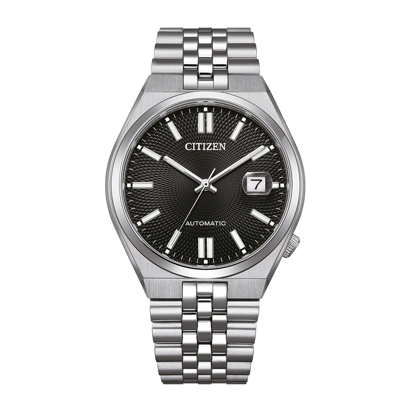 Citizen Tsuyosa NK0020-55E Gümüş-Siyah Erkek Kol Saati