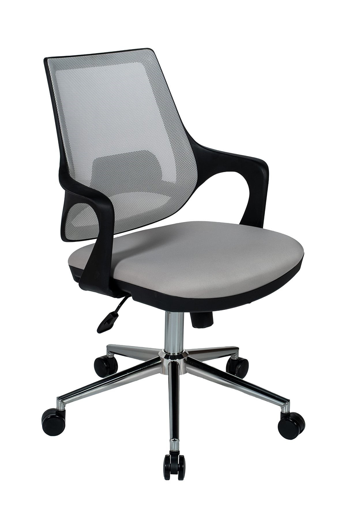 Ofisbazaar Buya Fileli Çalışma Koltuğu | Ergonomik Şef Ve Toplantı Koltuğu Gri