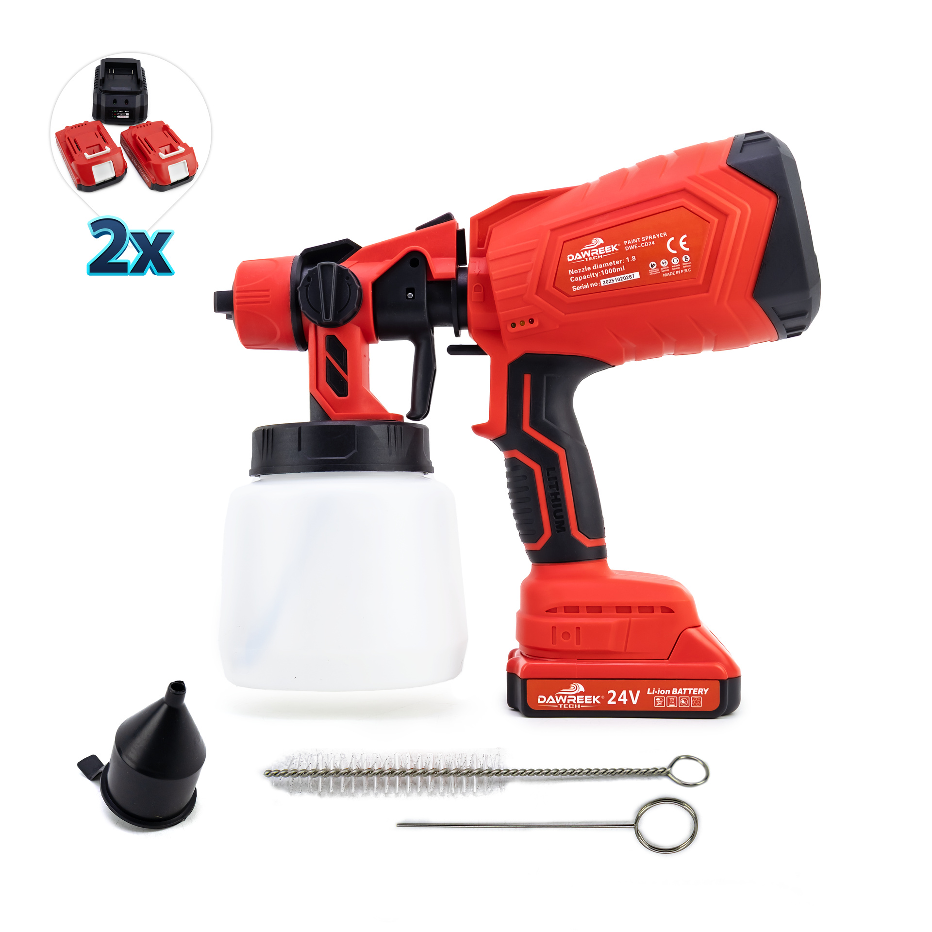 Dawreek Boya Tabancası MW1000 (BT0114)