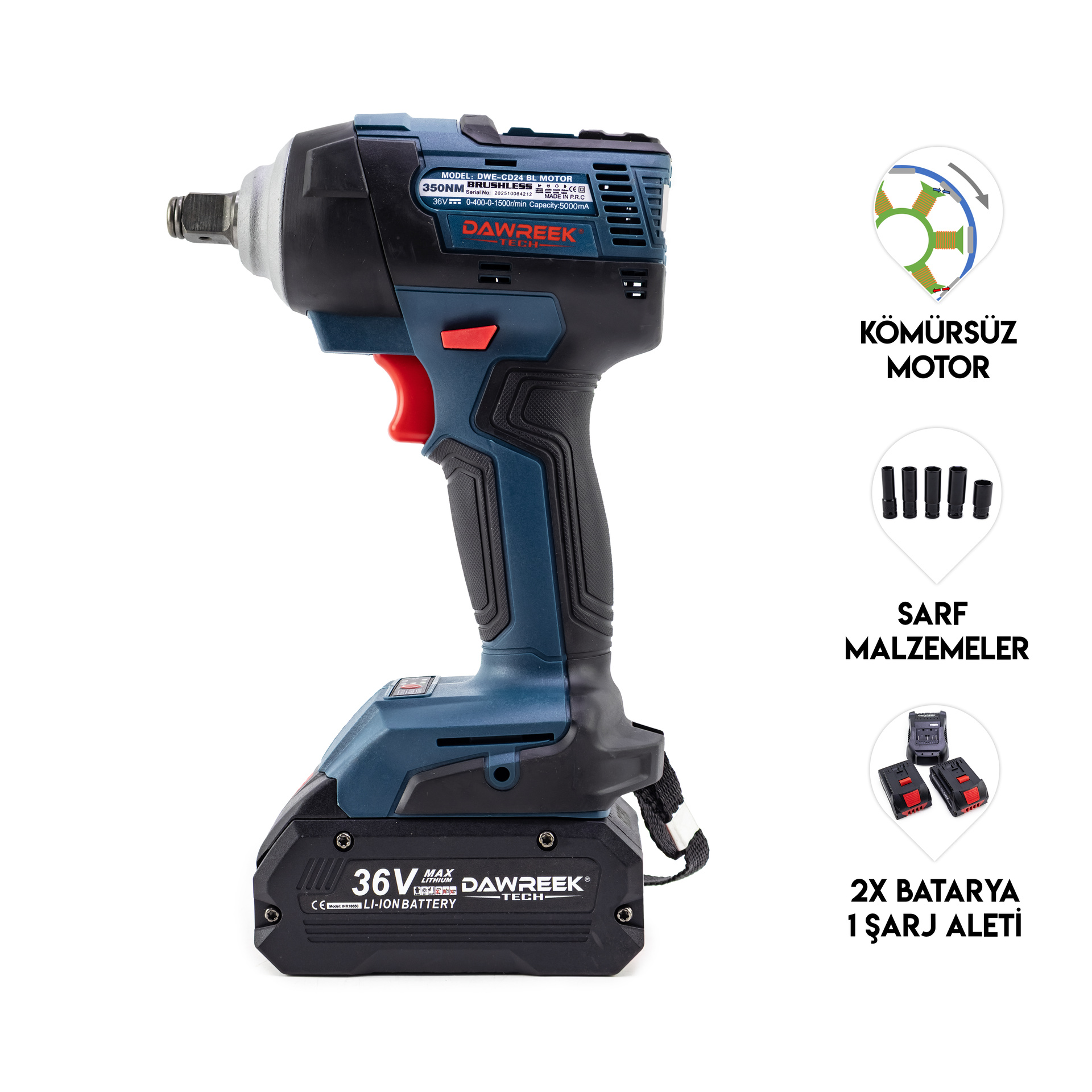 Dawreek SOMUN SÖKME BS350 (BT0163)