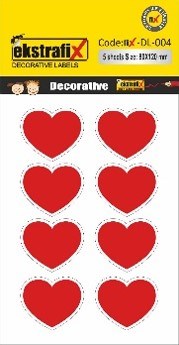 Dekoratif Sticker 80X120 Mm -Dl-004
