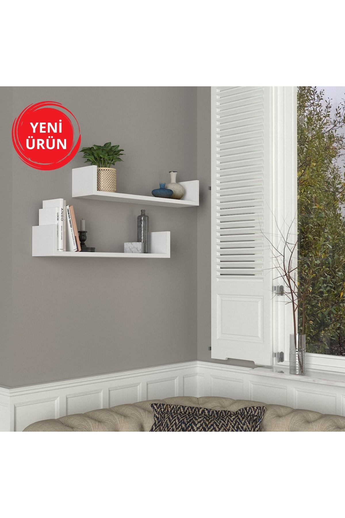 Dekorister İris Duvar Rafı