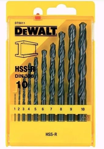 Dewall 10 Parça Metal Uç Seti Hss-R-Dt5911-Qz