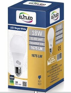 Elitled 18W Led Ampul Beyaz