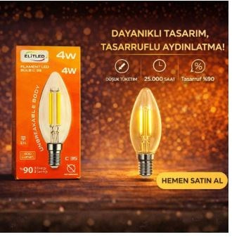 Elitled St64 Filament Led Ampul