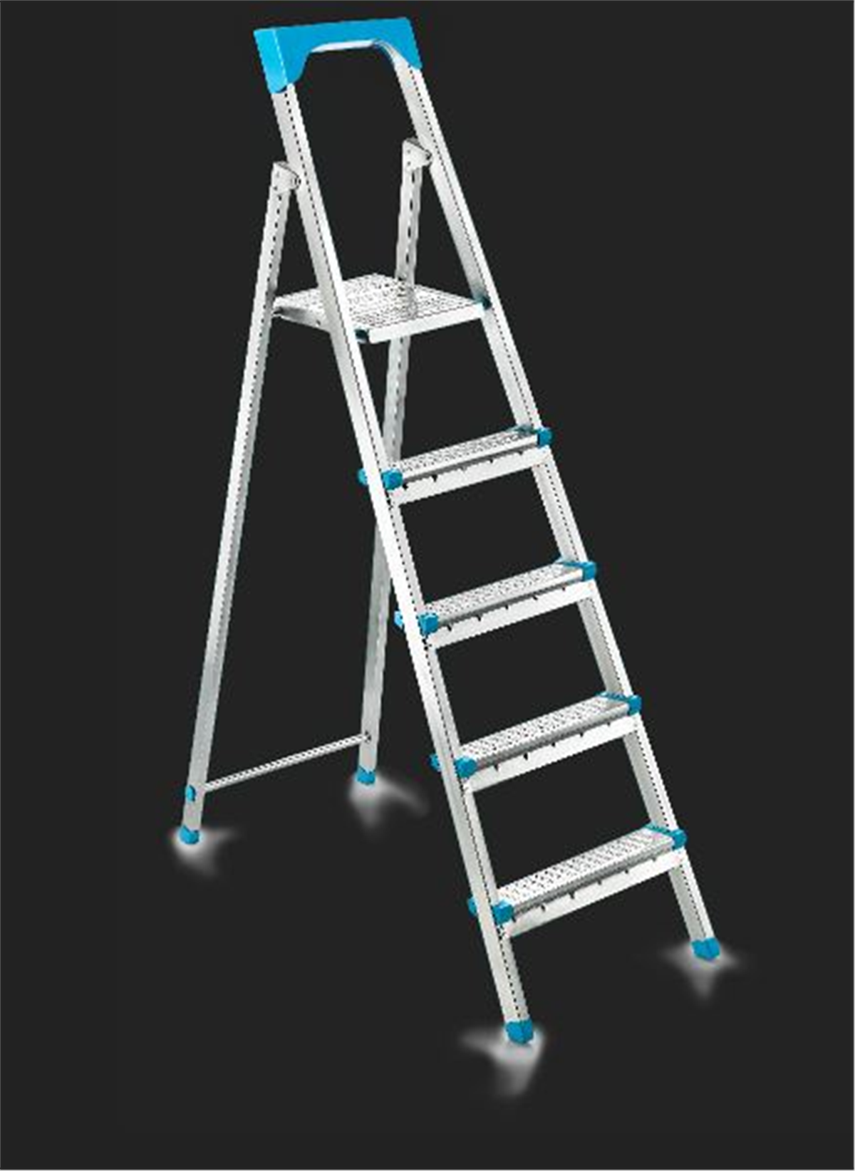 Galvaniz Merdiven 4 Basamak Gi200 -11004