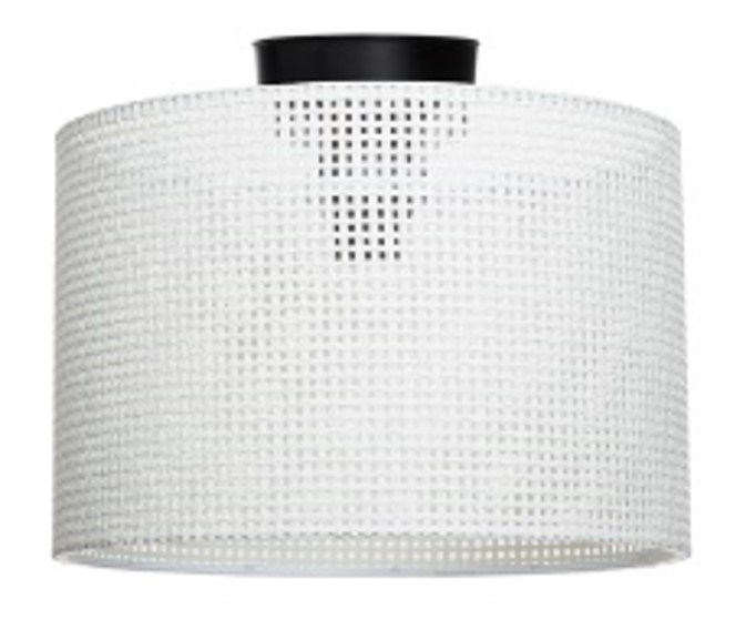 Goza 38Cm Plafonyer Beyaz Hasir Desen-Mdl.5091