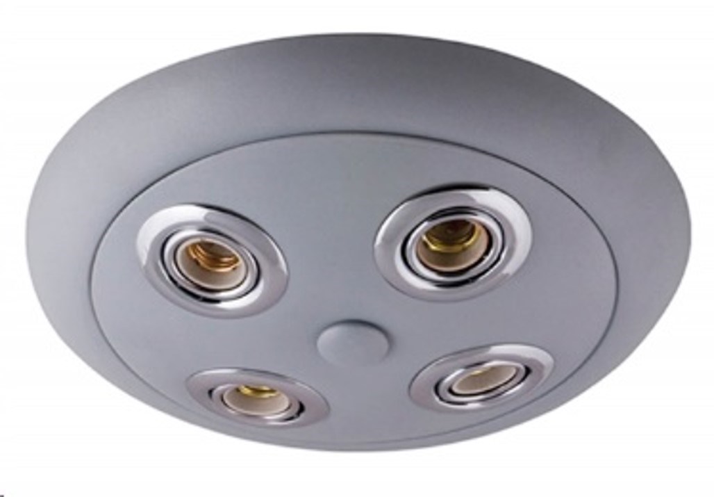Grup Spot Armatur 4Lu Gri-Mdl.5175