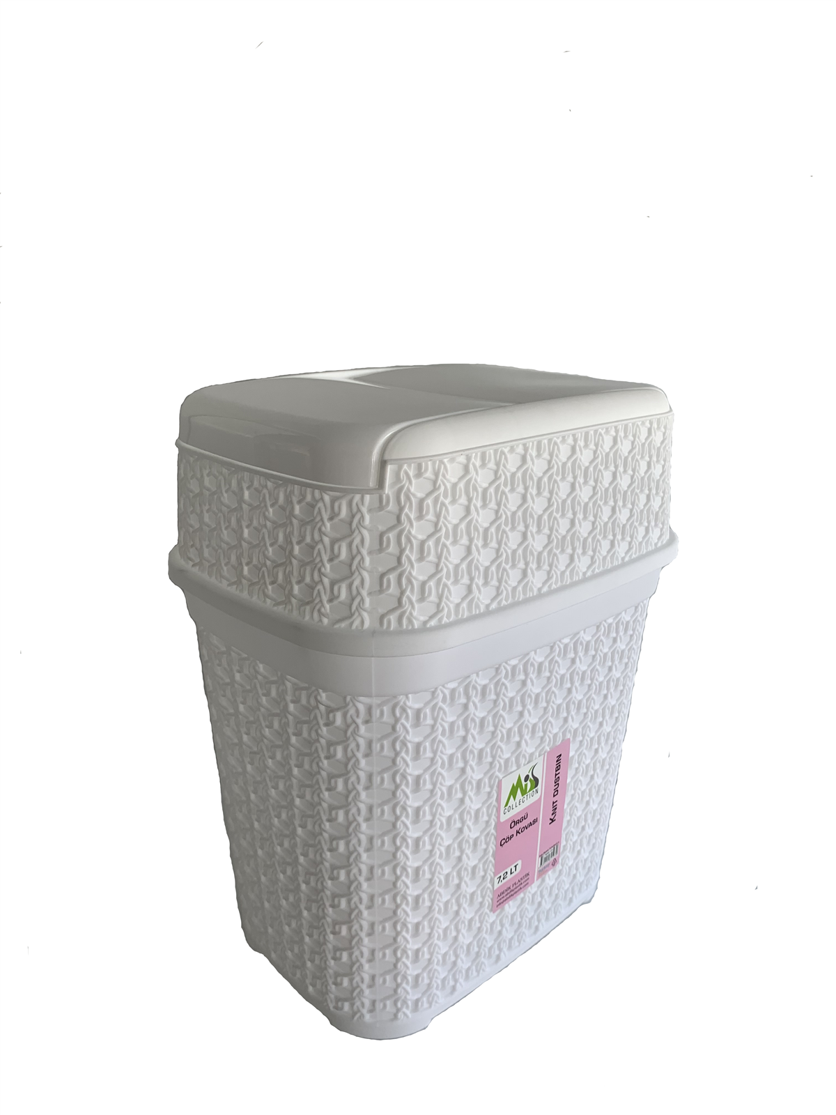 Hasir Çöp Kovası 7,2 Lt Beyaz-349161