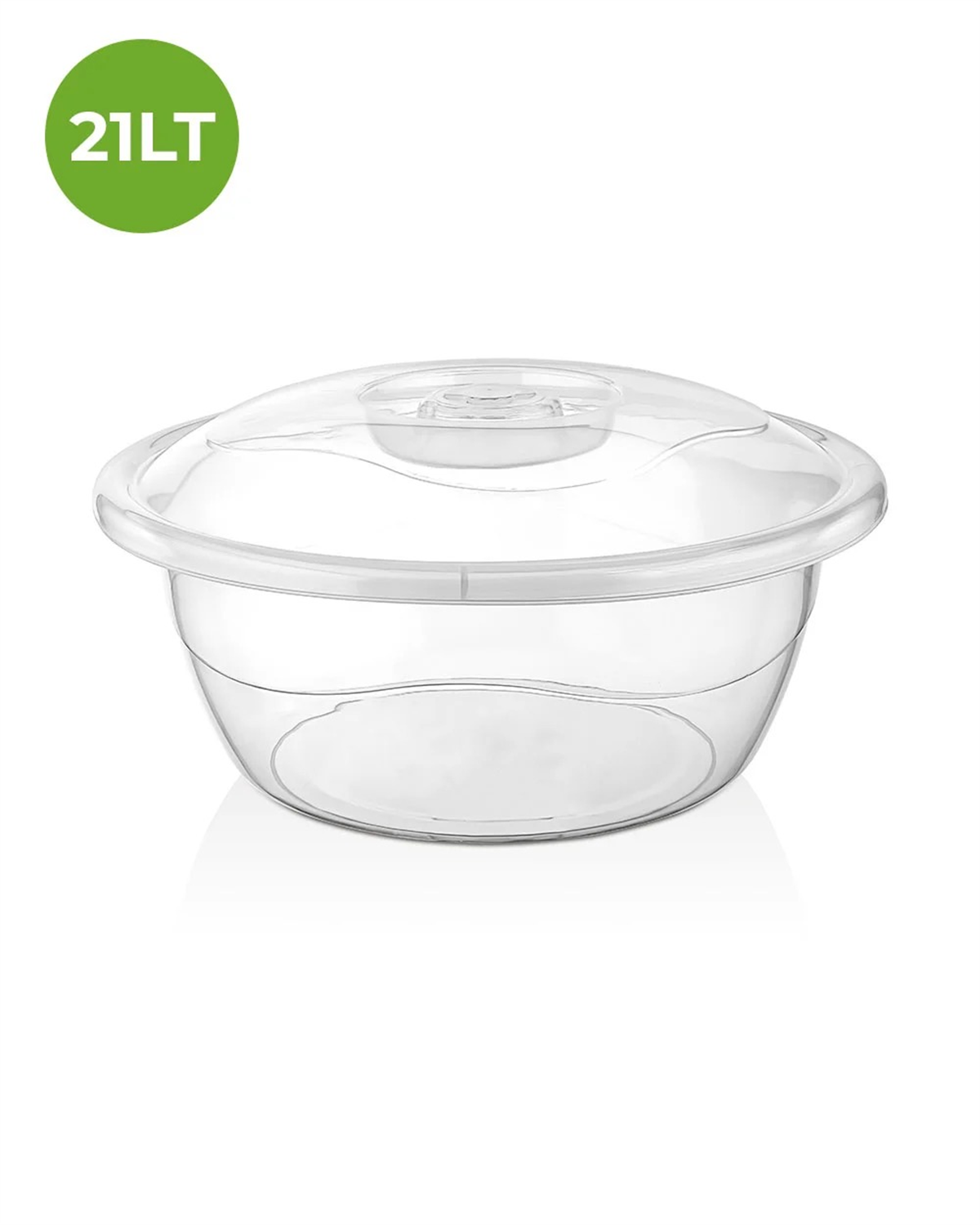 Kapaklı Leğen 21 Lt Şeffaf