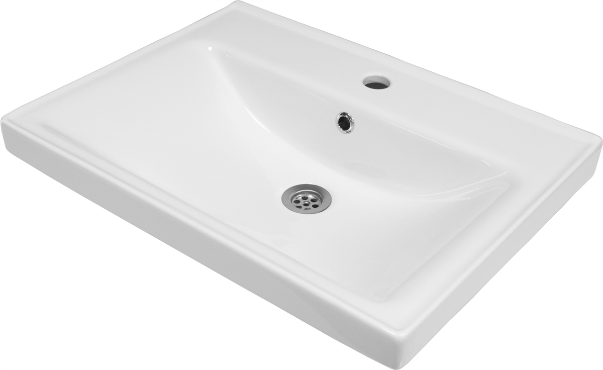 Karen Seramik Sky 60 Cm, Dolap Uyumlu Seramik Lavabo