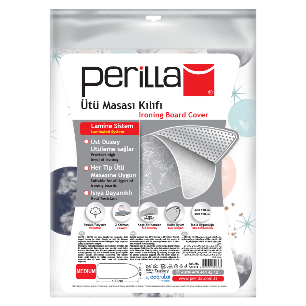 Keçeli Ütü Masası Kilifi Orta-54001