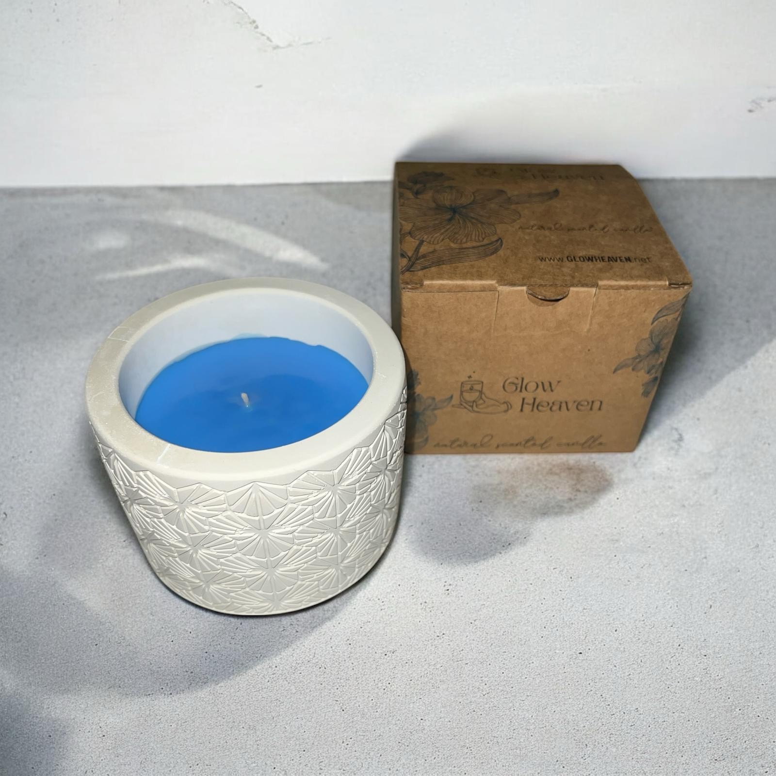 Kokulu Mum Yaprak Desenli-Gh009- Kns