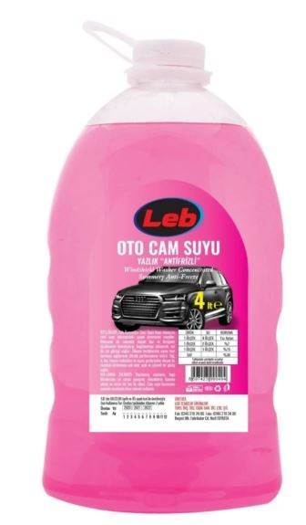 Leb Oto Cam Suyu Yazlik 1 Lt