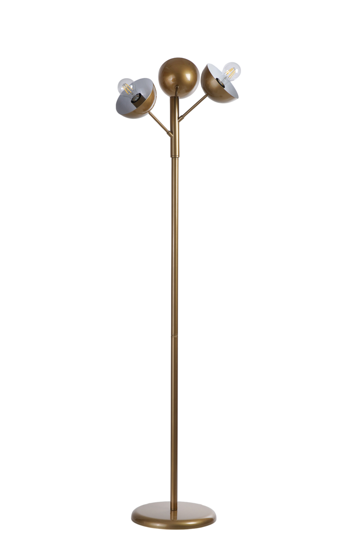 Lumexx Küre 3 Lü Eskitme Lambader Metal Başlıklı