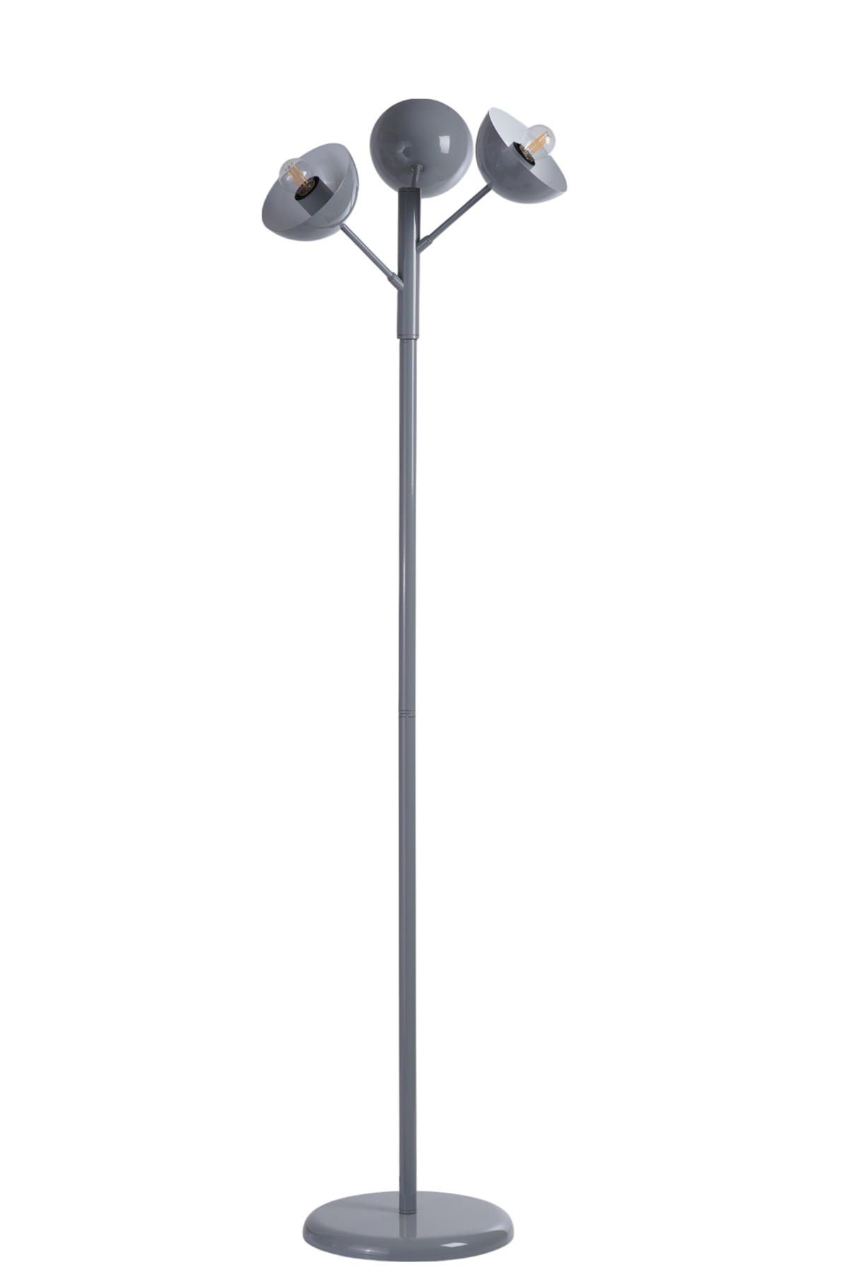 Lumexx Küre 3 Lü Gri Lambader Metal Başlıklı