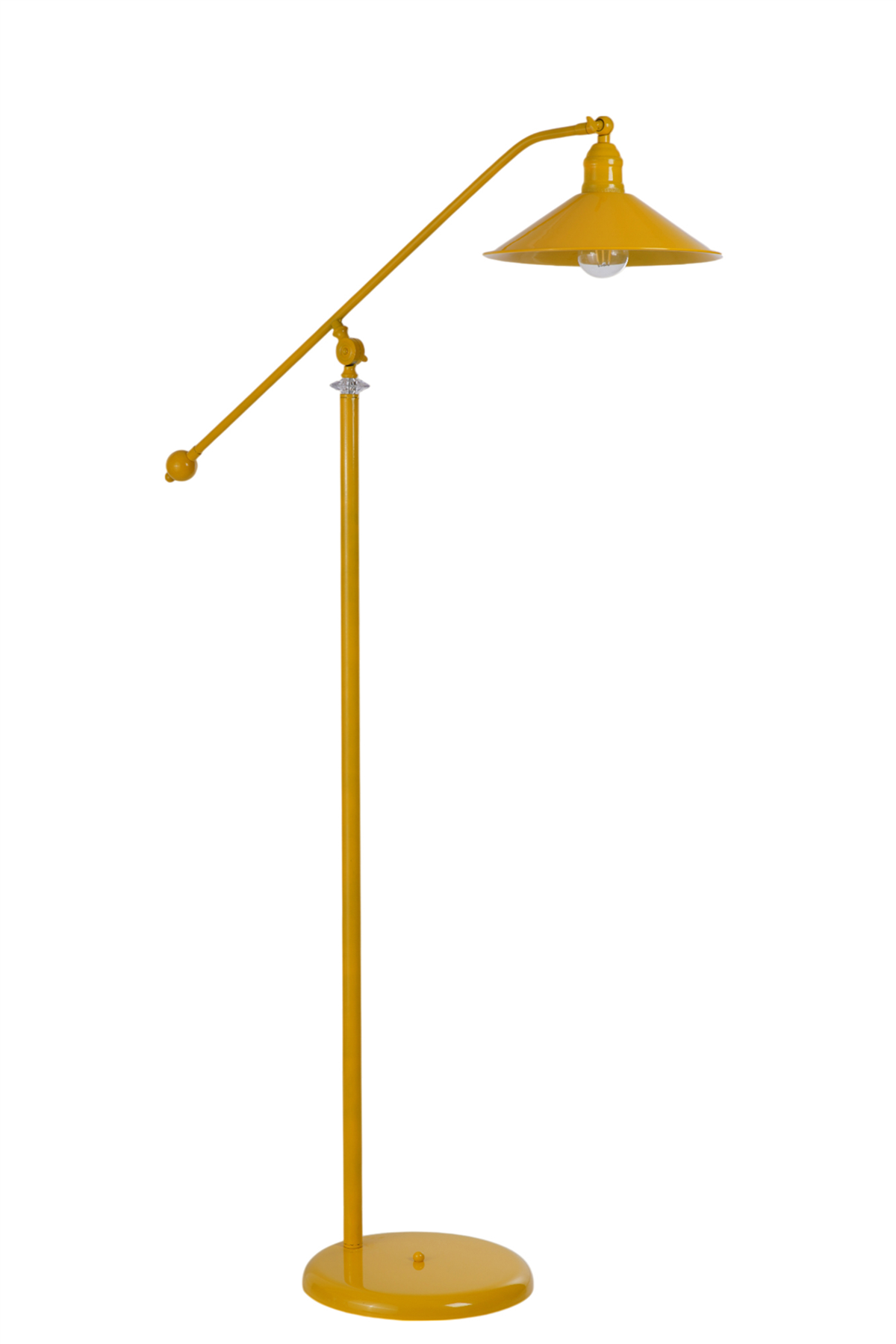Lumexx Moka Sarı Lambader Metal Başlıklı