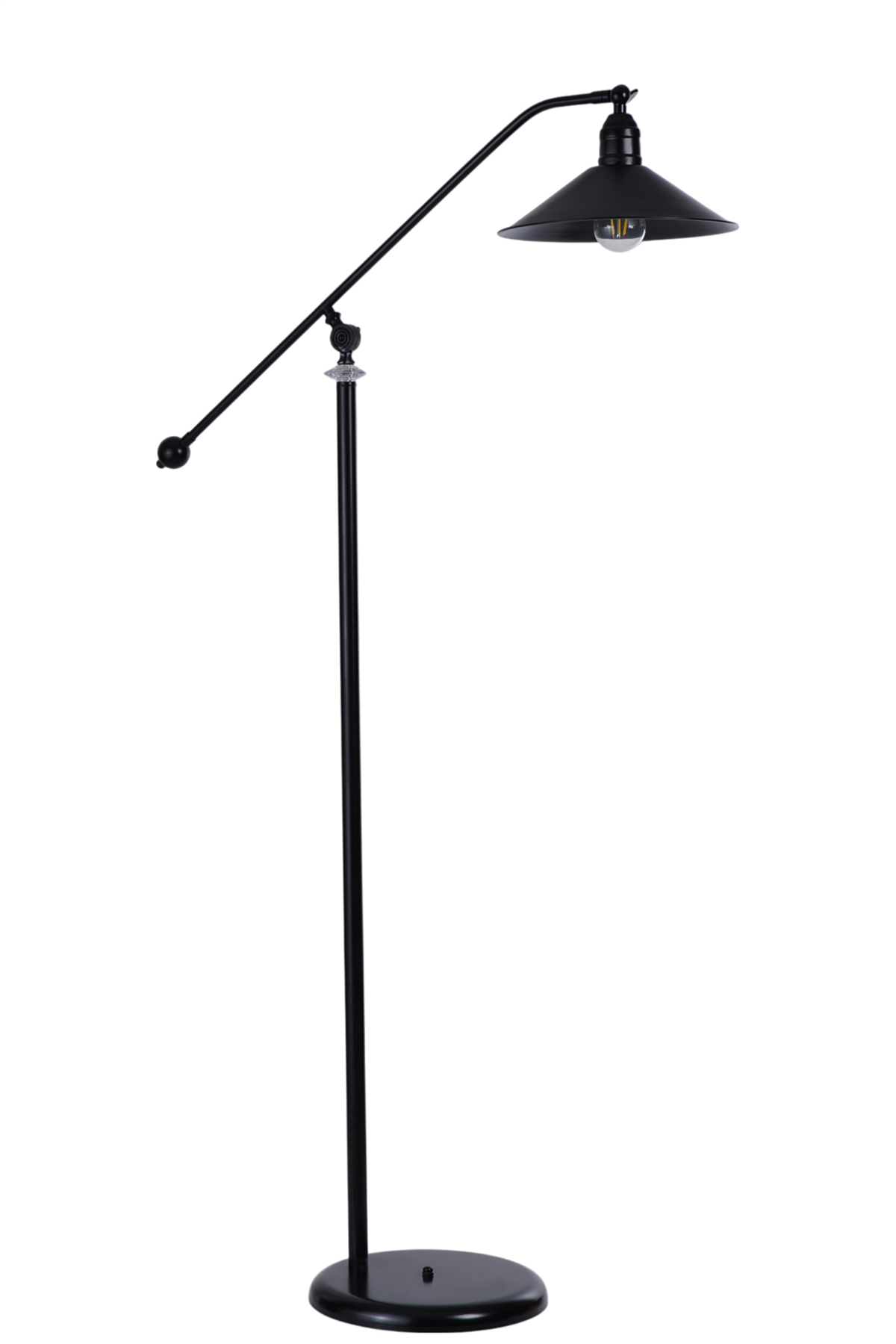 Lumexx Moka Siyah Lambader Metal Başlıklı