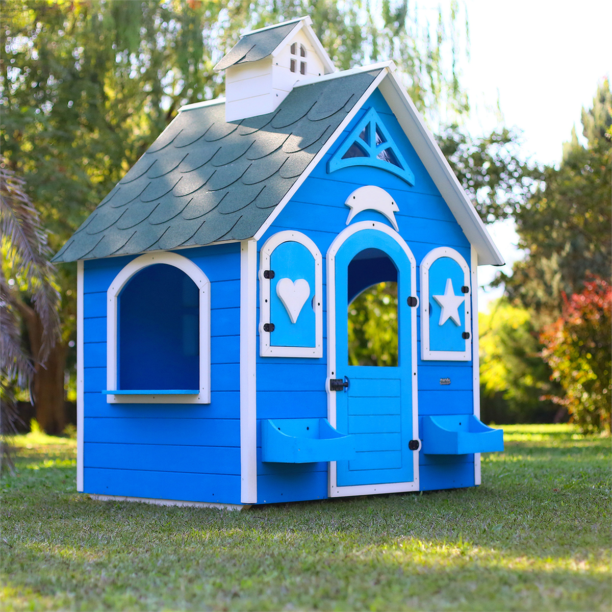Mandu Ahşap Çocuk Oyun Evi (Playhouse) Bodrum