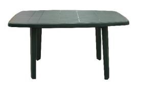Masa 80*140Cm Oval Yeşil Dortayak Siesta-3187