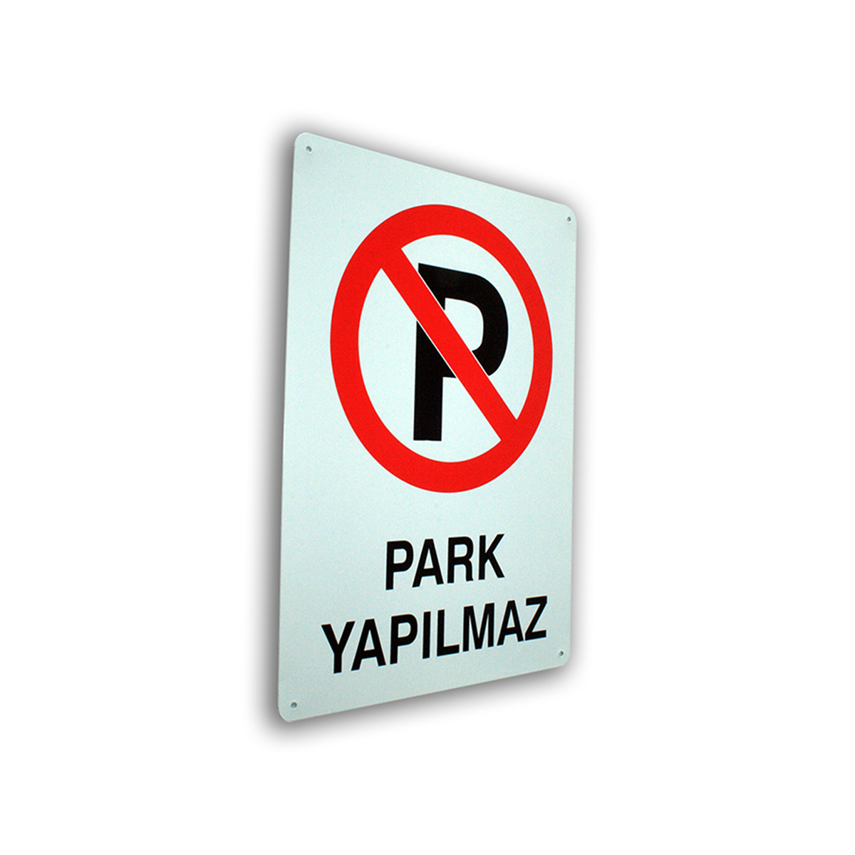 Metal Levha Park Yapılmaz (Mig06)25.5*36Cm