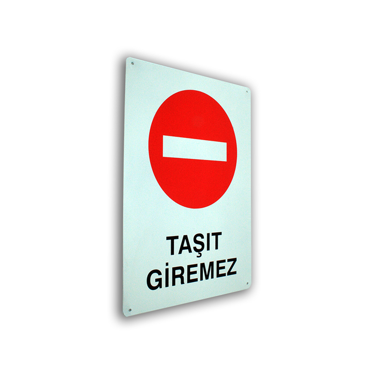 Metal Levha Taşıt Giremez 25.5 *36Cm