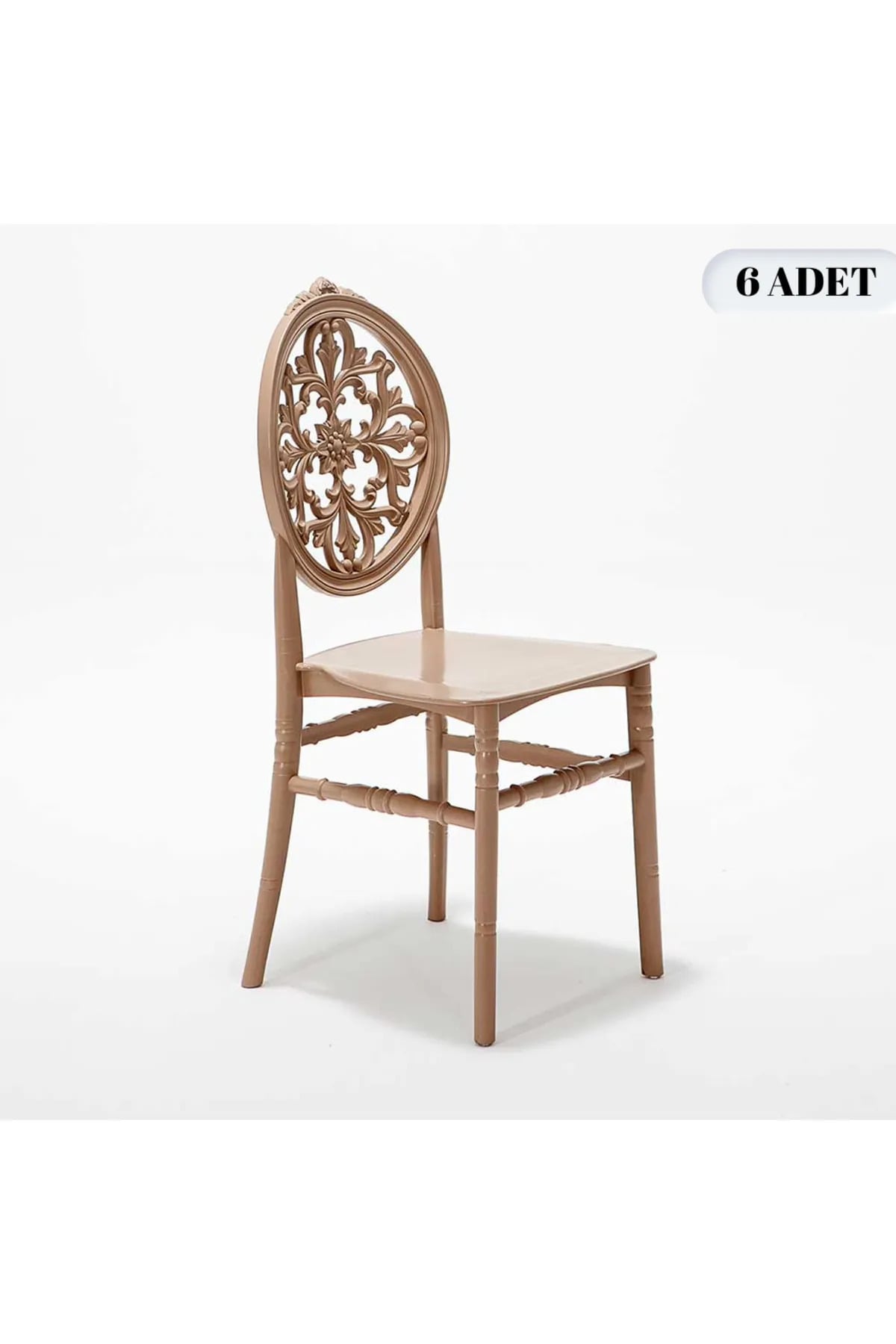 Modalife 6 Adet Venüs Cappucino Sandalye / Balkon-bahçe-mutfak