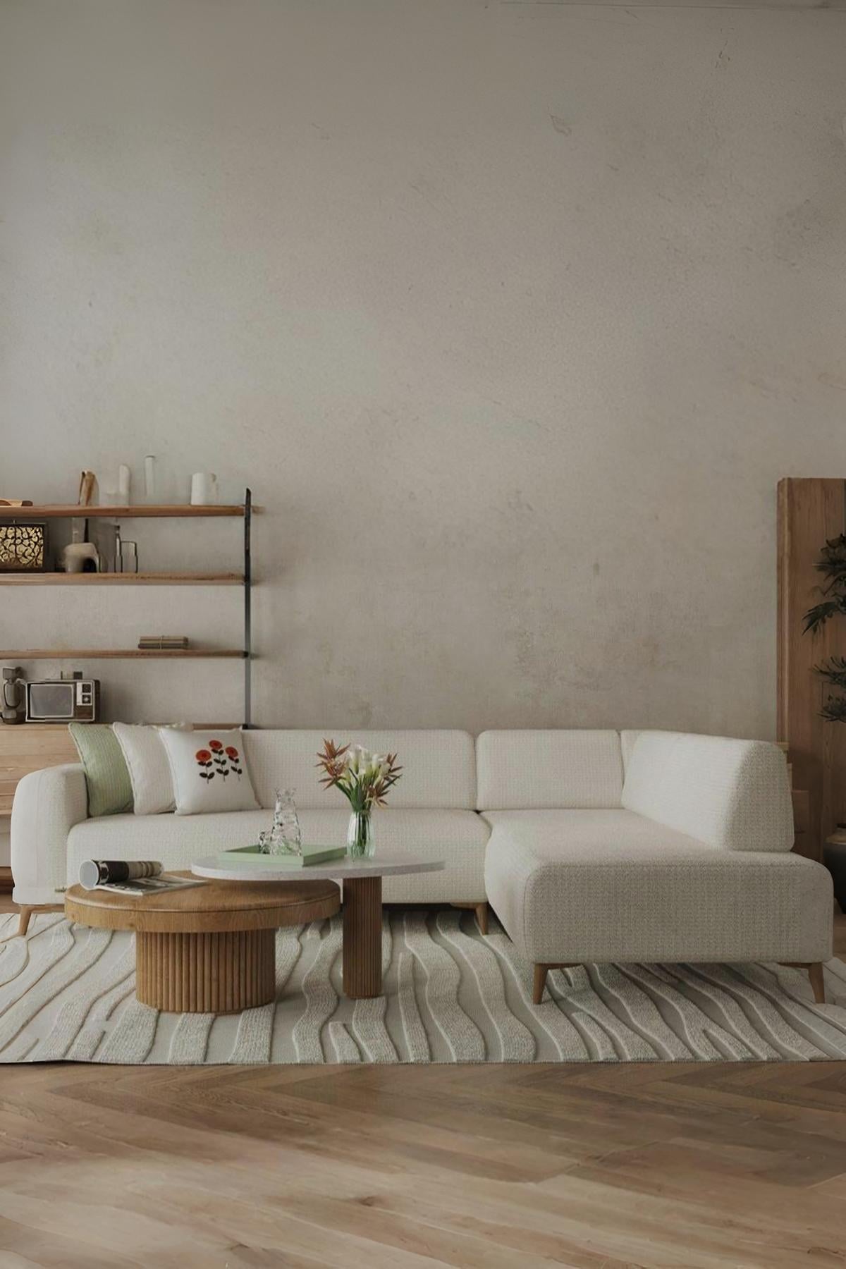 Modalife Relax, Bohem Large Comfort Açılabilir Köşe Takımı – Yataklı L Köşe Koltuk,