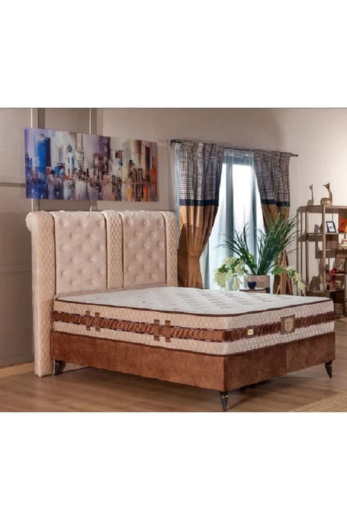 Modamed Aden Çift Kişilik 150x200 Yatak Seti