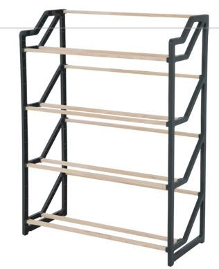 Moduler Masif Ahsap Ayakkabilik 50*20*68Cm- Na-02