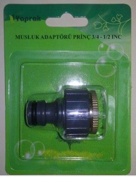 Musluk Adaptörü Pirinç Dişi 3/4-1/2 İnç Ym5812Cp