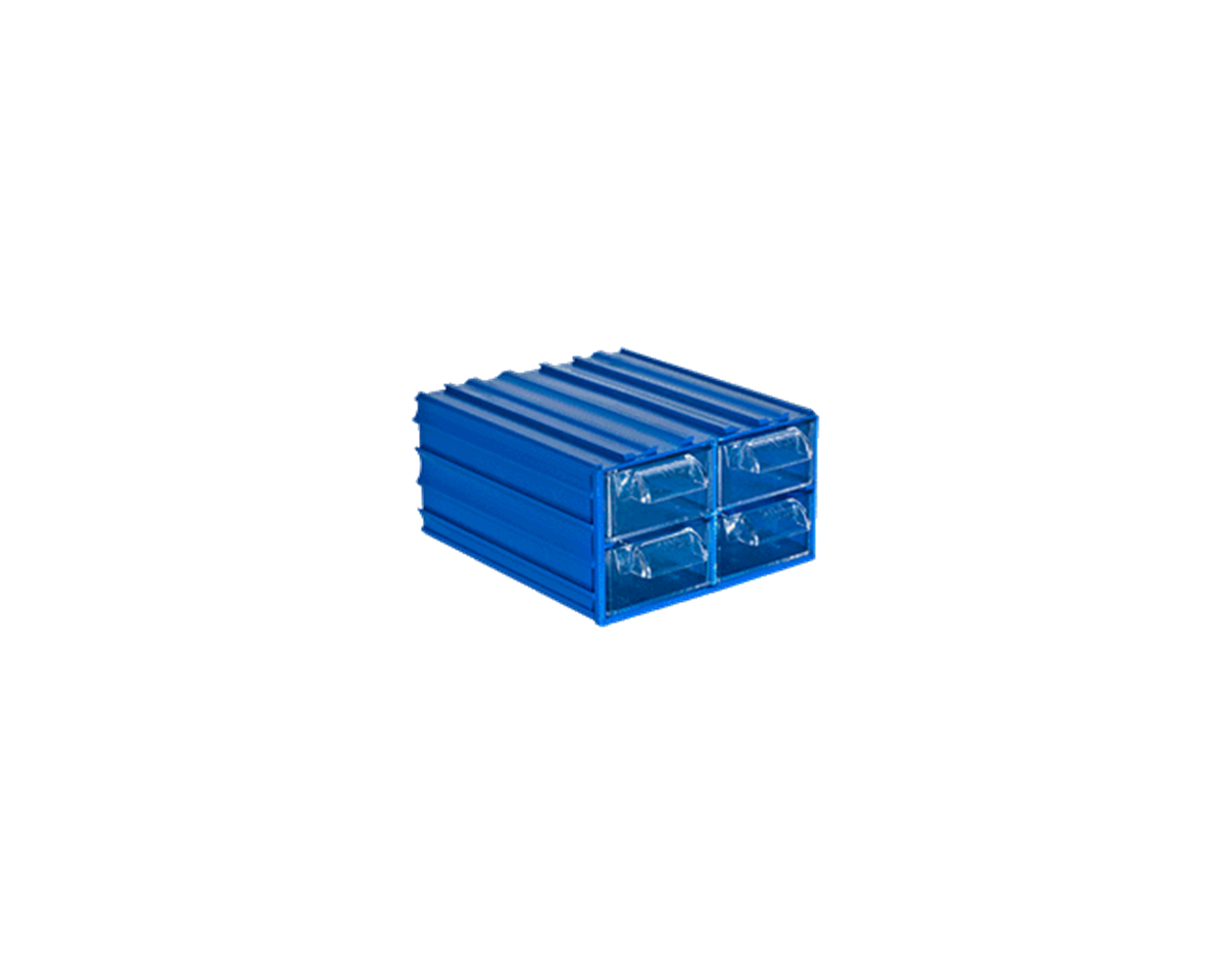 Plastik Çekmeceli Kutu 106X122X62 Mm 4 Bolme-305