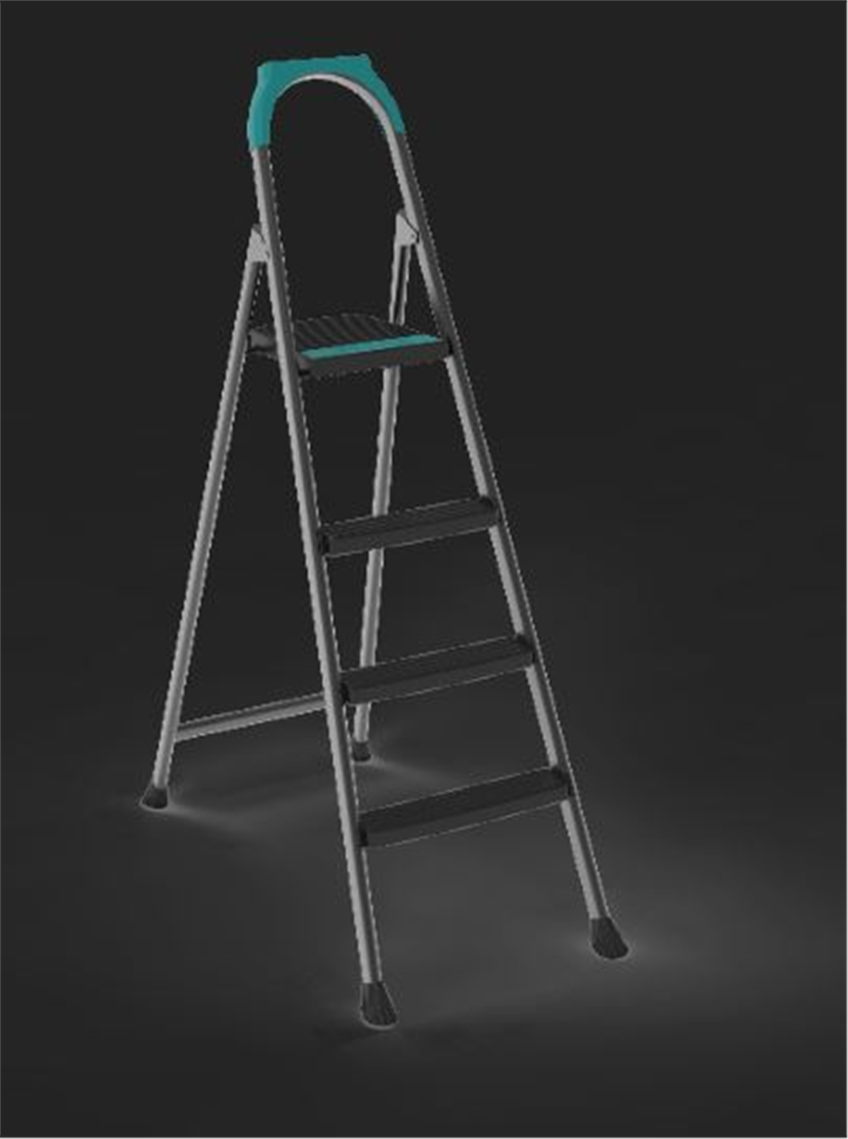 Riser Merdiven 3+1 Plastik Basamaklı-51303