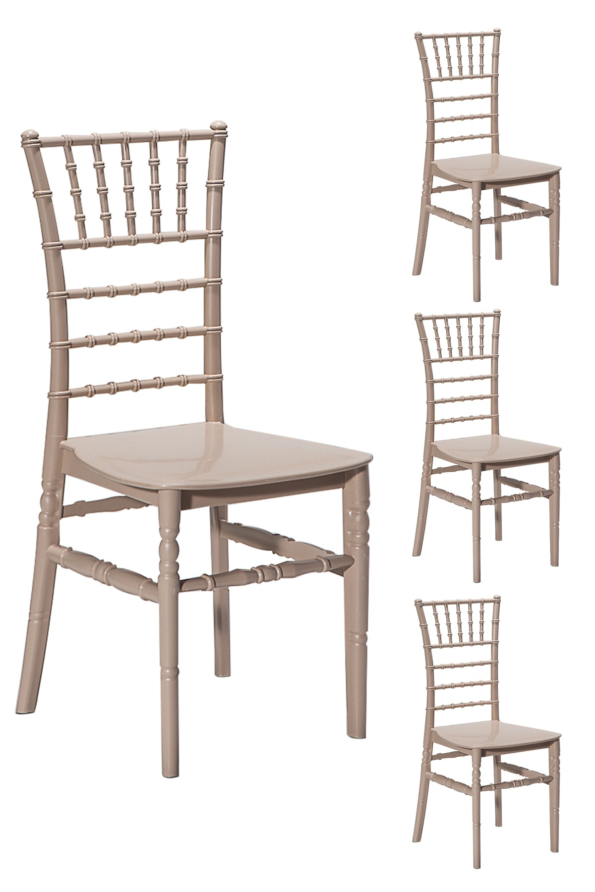 Sandalie 4 Adet Soho Cappucino Sandalye Balkon-bahçe-mutfak