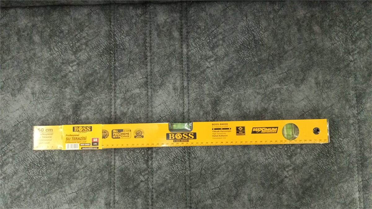 Sarı Su Terazisi 60Cm