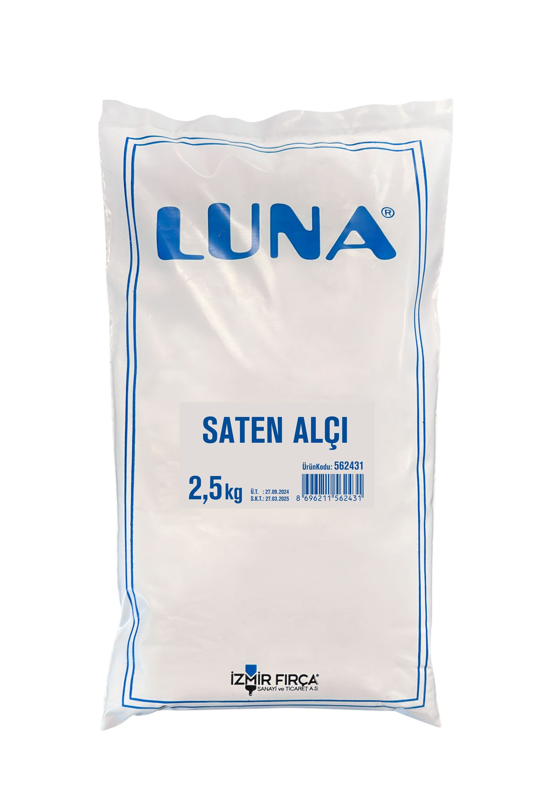 Saten Alçı 2.5 Kg