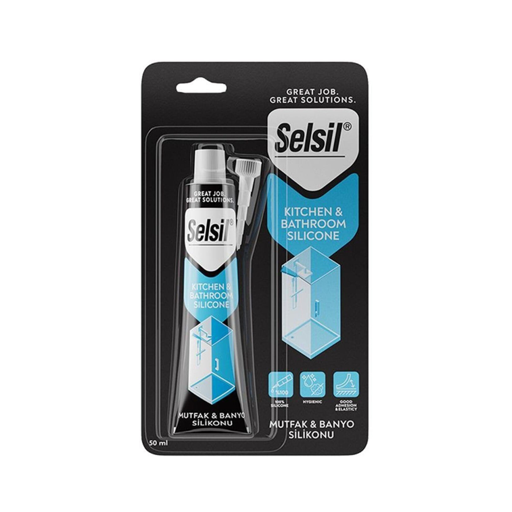 Selsil Tup Silikon Şeffaf 50G