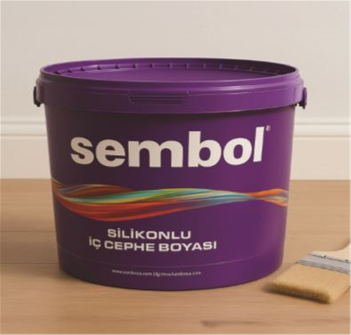 Sembol Silikonlu Plastik 10 Kg Beyaz