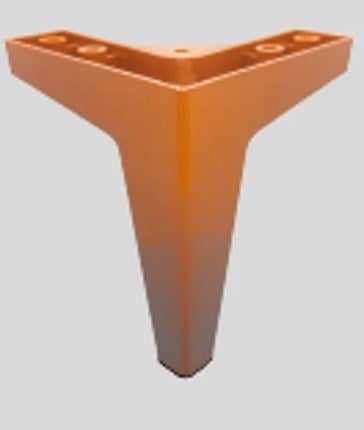 Serce Plastik Ayak Açık Meşe 15 Cm.