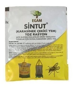 SINTUT KARASINEK CEKICI YEM (5 X 25GR LIK PAKETLERDE)