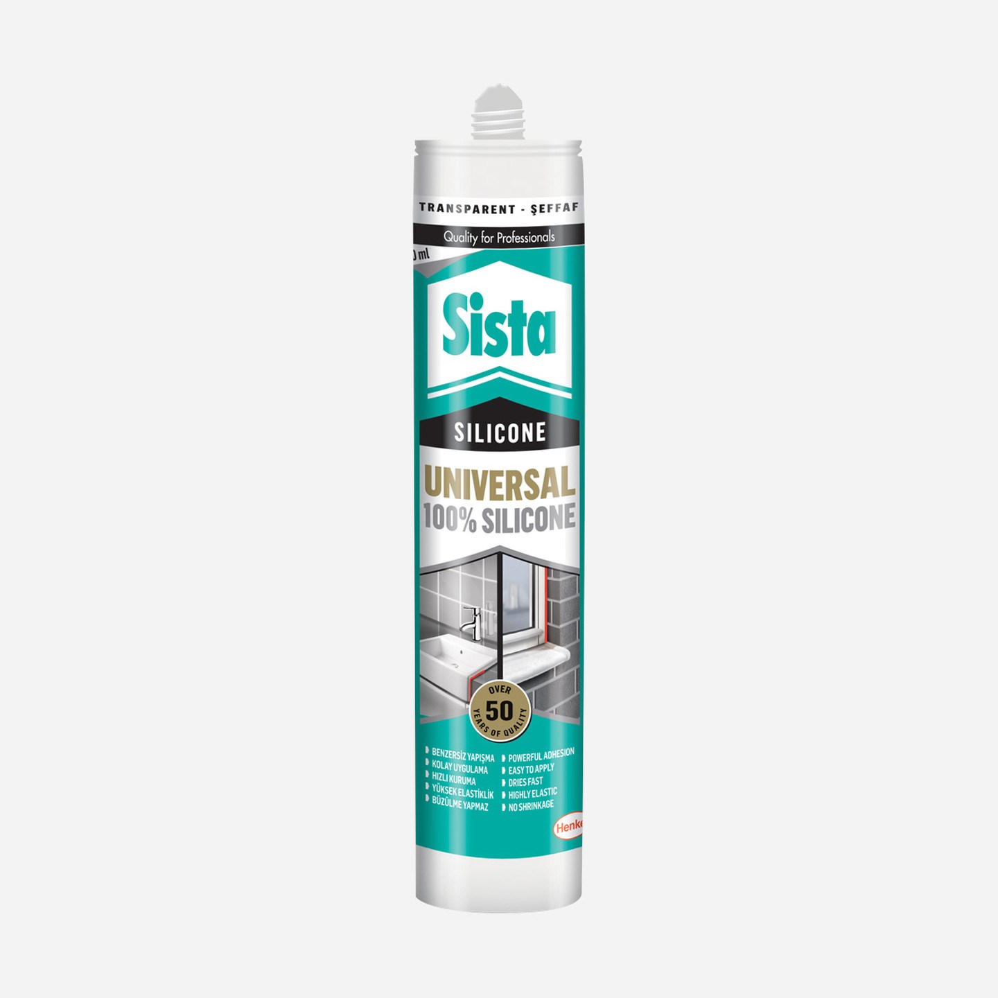 Sista Universal Silikon Şeffaf 280Ml-2496108