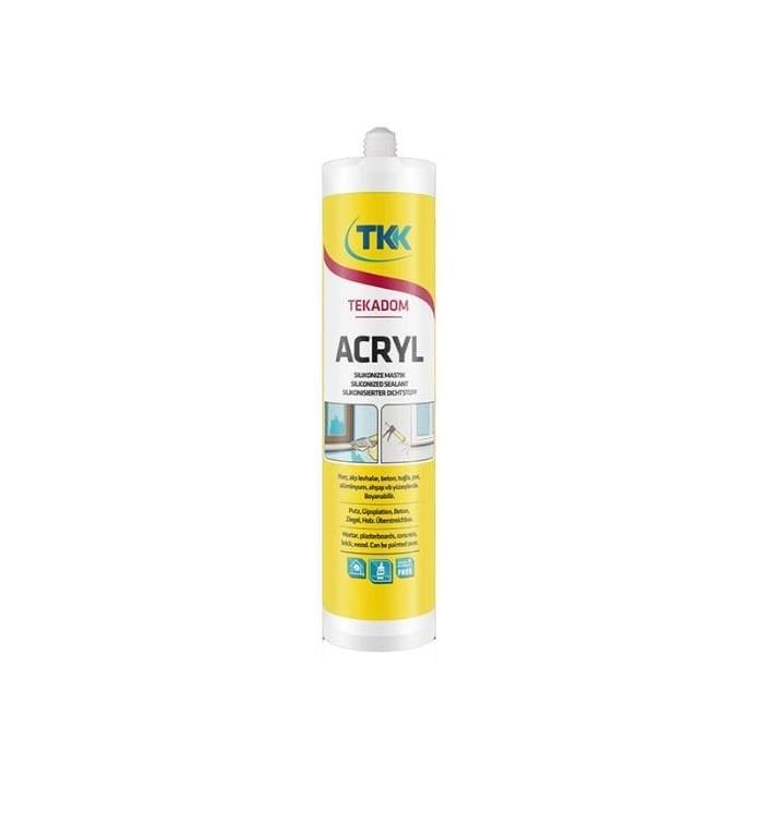 Tkk Silikonize Mastik Beyaz 500Gr