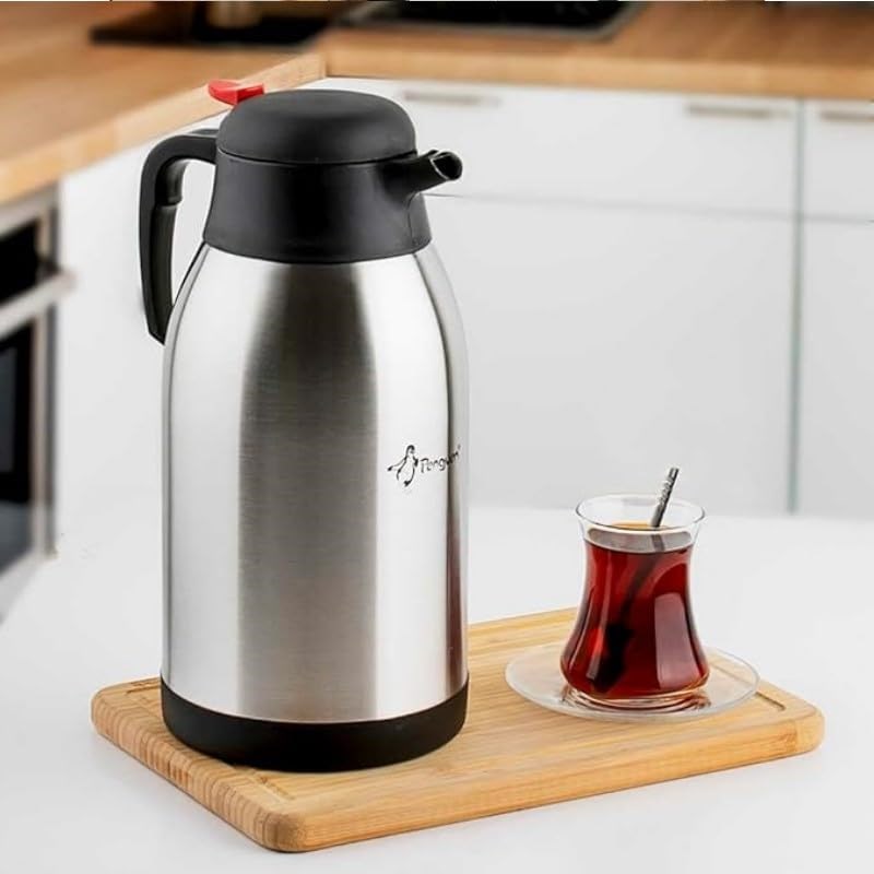 Tombul Mandallı Termos 2.5Lt Inox- Png-1150P